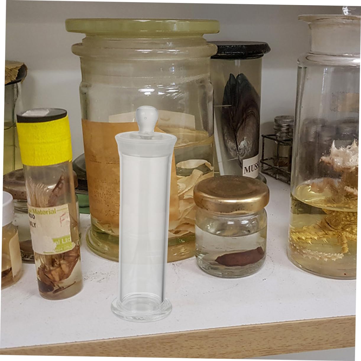 NAMOARLY Specimen Bottle Set Thickened Heat Resistant Lab Sealing Bottle for Liquor and Reagents