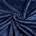 Shannon Minky Cuddle Embossed Arrow Navy, Fabric by the Yard
