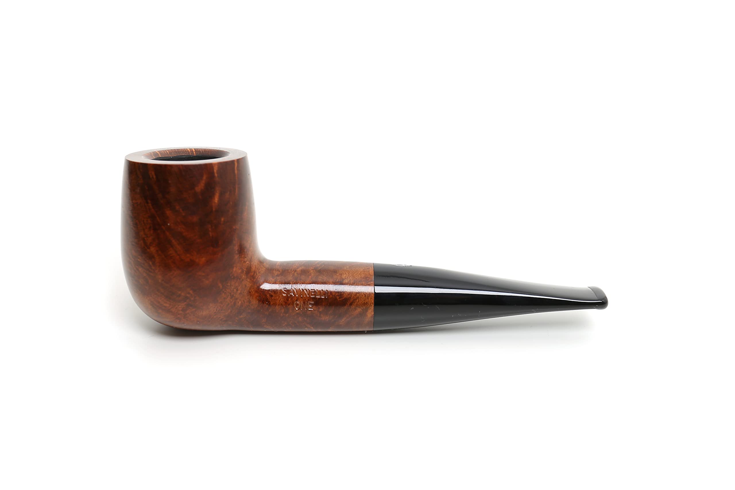 Pipa Savinelli One. Kit de acabado liso de madera de brezo, orificio de 9 mm, modelo 101, con estuche, cepillos, curapipas y filtros de carbón activo