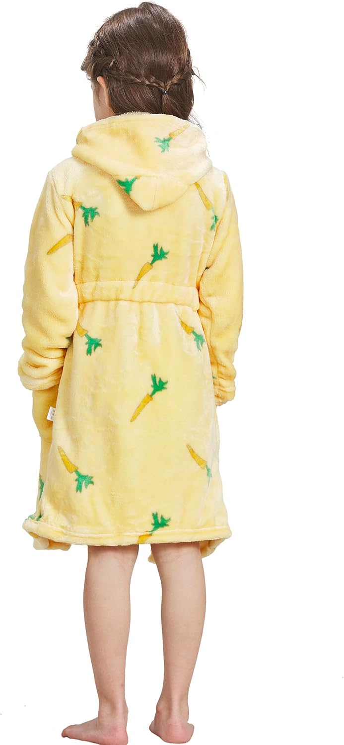 [ORTCI] ECHERY Pijama con capucha para ni&ntilde;os y ni&ntilde;as, de forro pol