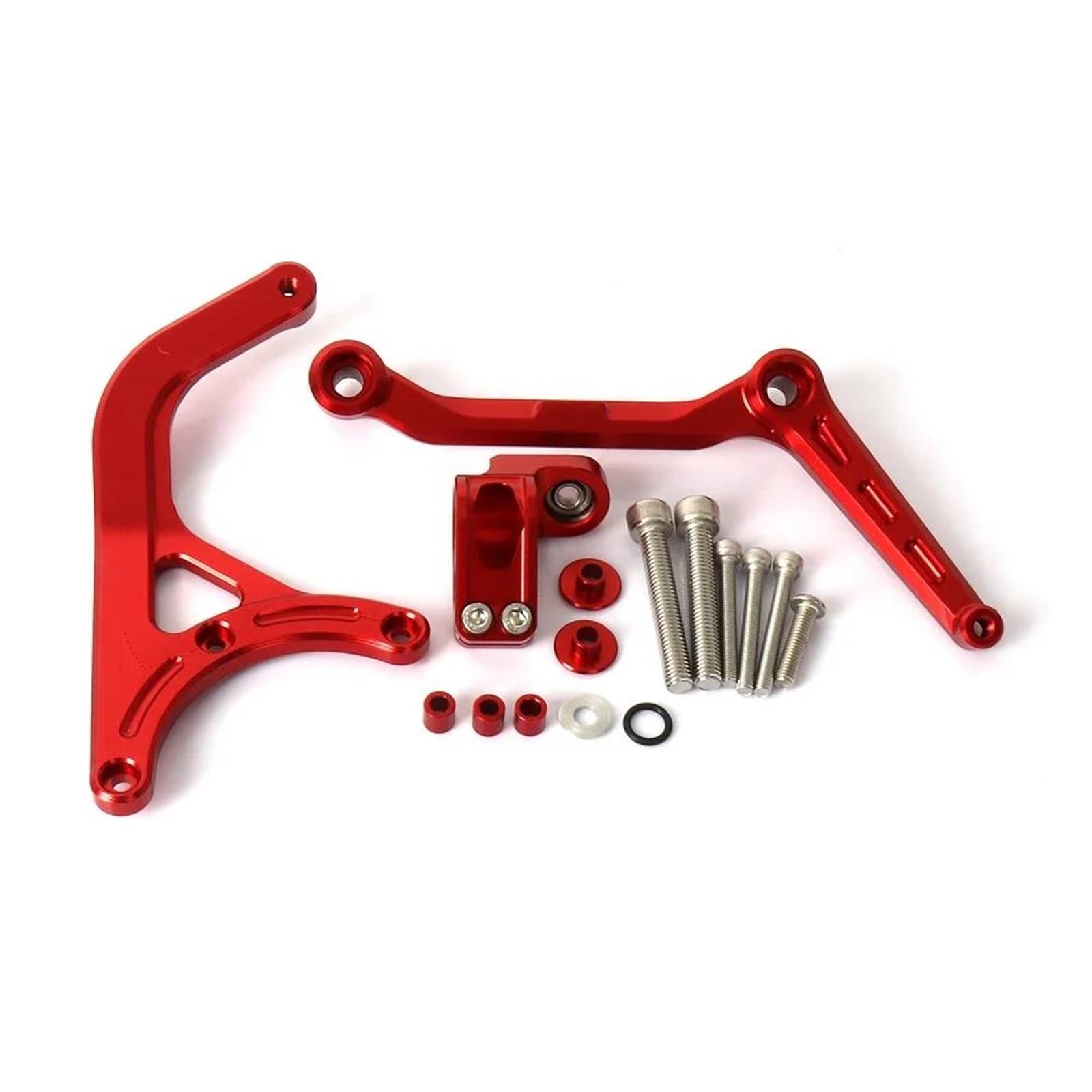 Morsetto Di Montaggio Staffa Ammortizzatore Sterzo Moto Per Ducati Multistrada V4 S Pikes Peak RS 2021-2024 Kit Supporto Montaggio Smorzatore Staffa Supporto(Imposta 1)