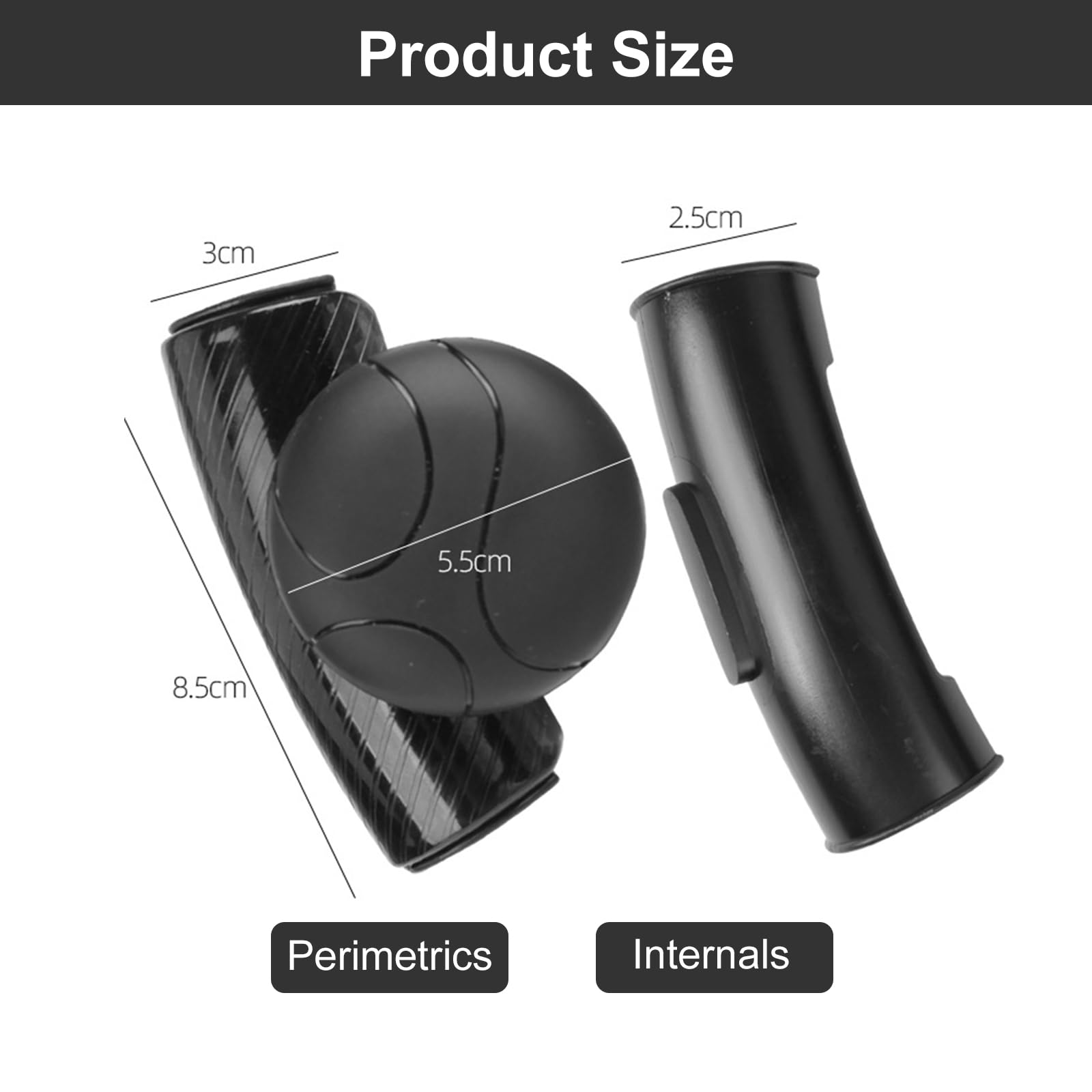 BEBUSINGOTO Bouton Volant Voiture Spinner, Poignée Puissance