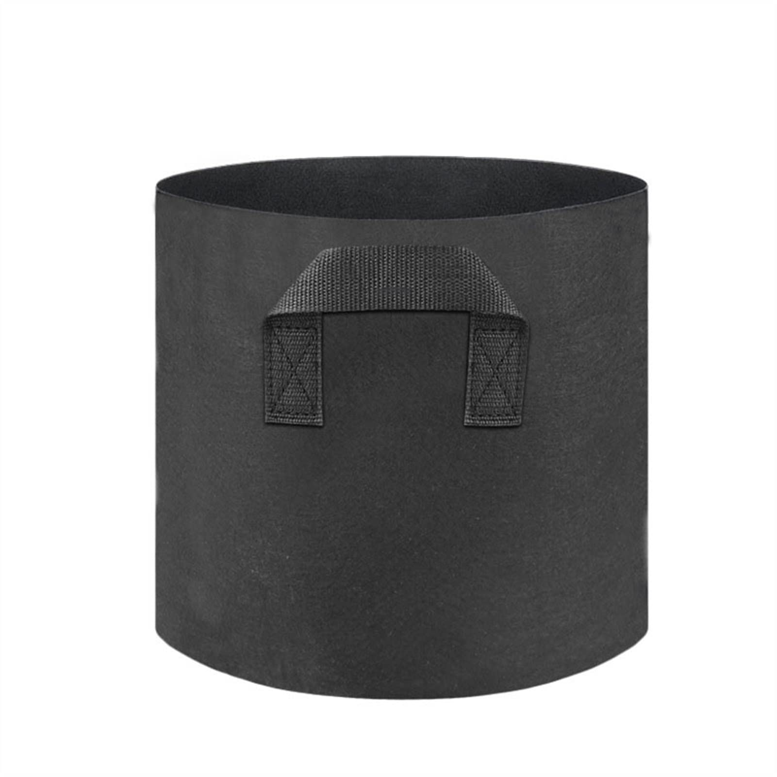 Bolsas de Cultivo, 1 Paquete de macetas de Tela, Bolsas de Cultivo de Fieltro de jardín con asa, contenedores de jardín for Verduras (Blanco : Black, Size : 150gallons(D110cmxH60cm))
