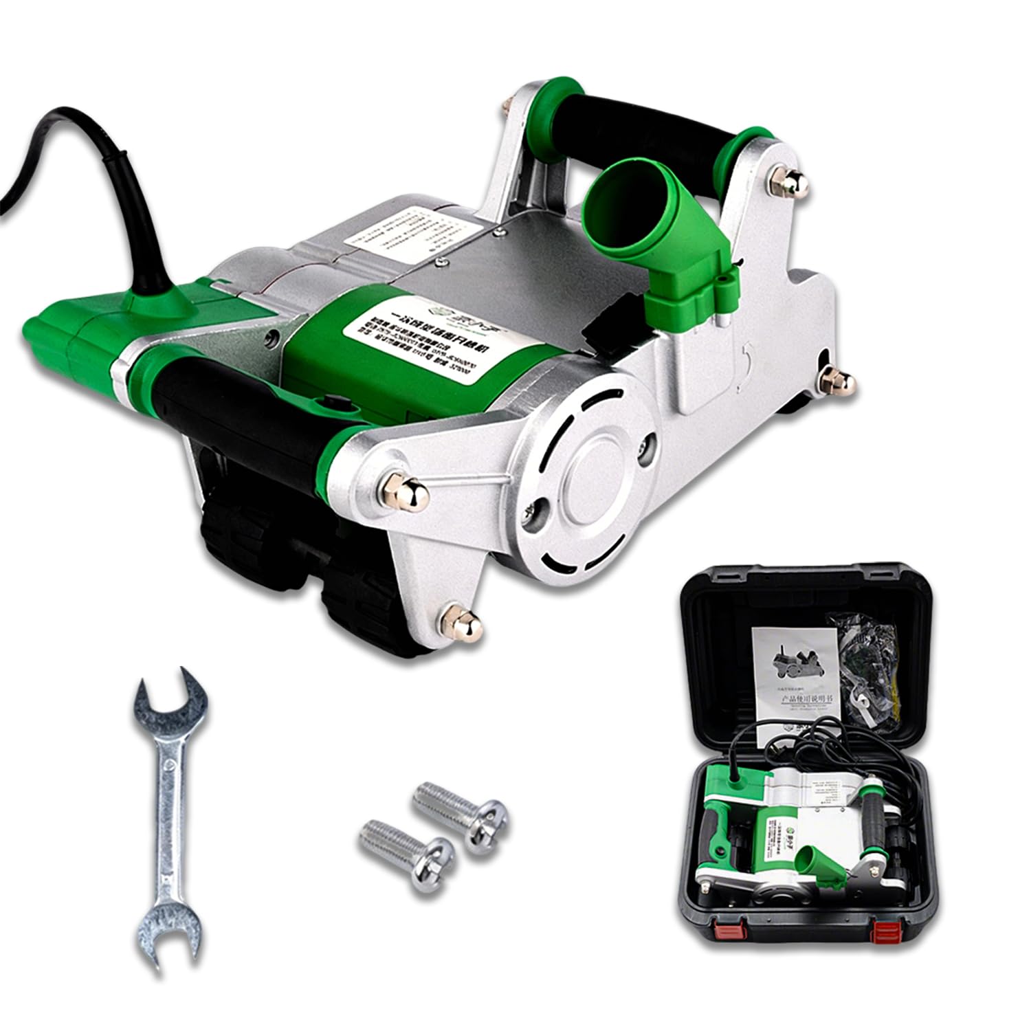 WTRYRN Wall Slotting Machine, Wall Groove Cutting Tool, Handheld Electric Brick Chaser with 6.7kg Lightweight Design, Smooth Cutting, for Renovation Projects 220v