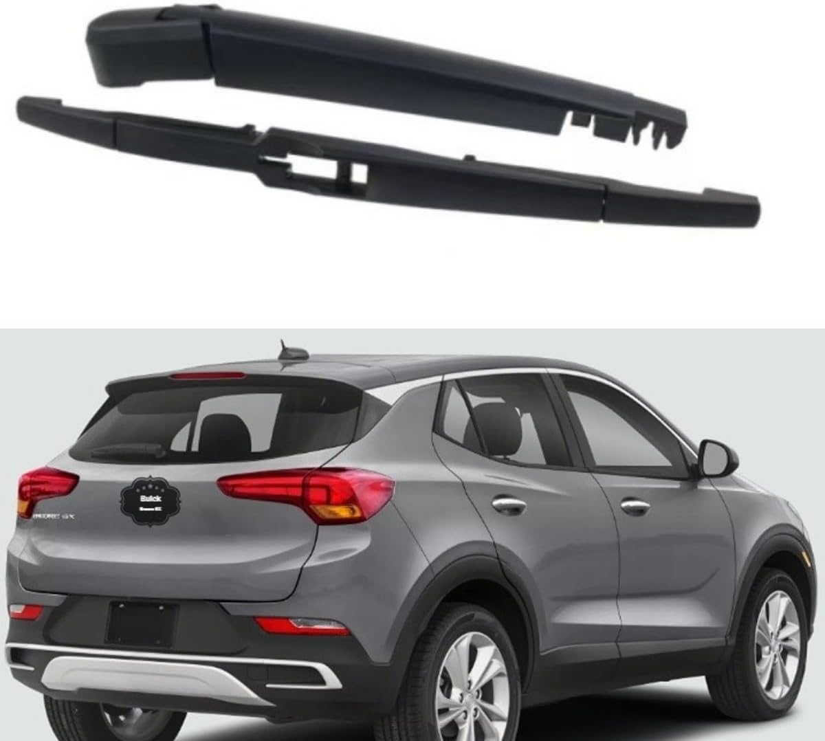 Rear back windshield wiper blade Arm For Buick Encore GX 2022 2023 2024 Essence Preferred Select Sport Touring Car Rear wiper arm blade set replacement