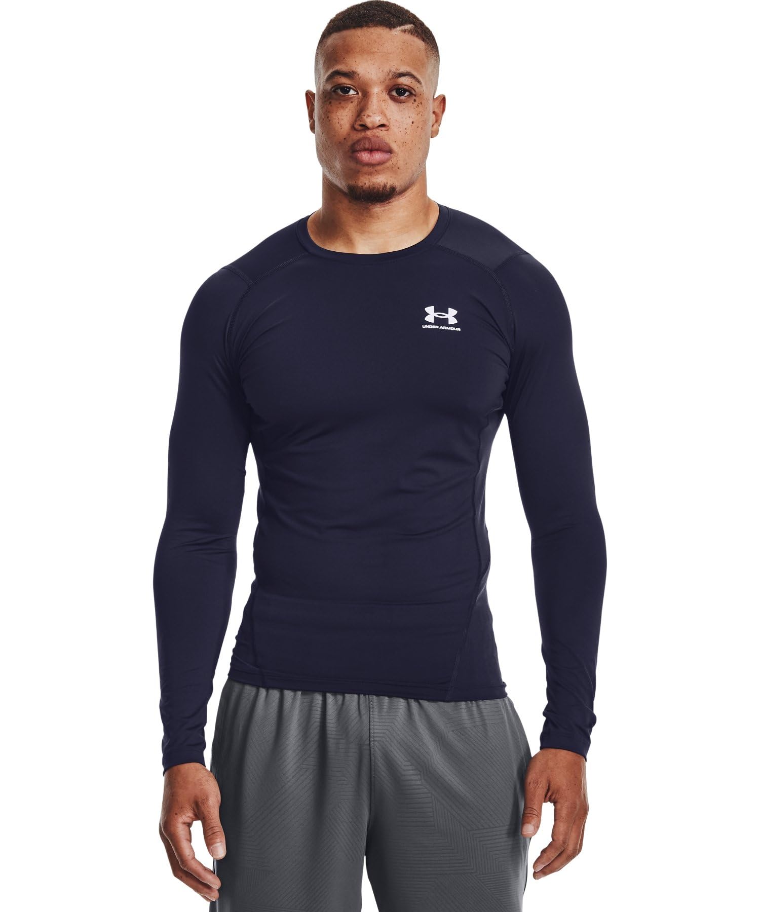 Under Armour Men's Training Base Layer UA HeatGear Armour Compression Long Sleeve Shirt