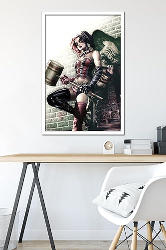Miniatura 20 de Trends International DC Comics - Póster de pared de Harley Quinn, 22.375 x 34 pulgadas, versión premium sin marco