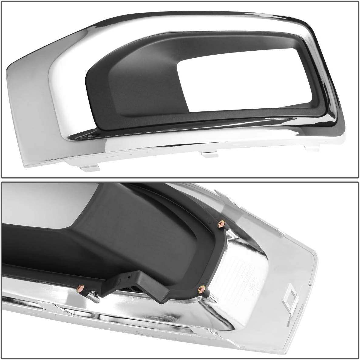 DNA MOTORING FL-ZTL-263-SM LED Fog Light With Bezel & Switch [Compatible with 07-08 Escalade / 07-13 Avalanche / 07-15 Silverado]