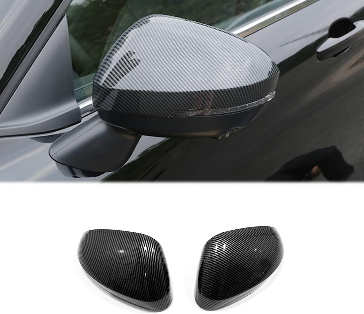 Hyorabyn Car Side Review Mirror Guard Cover Caps Trims for