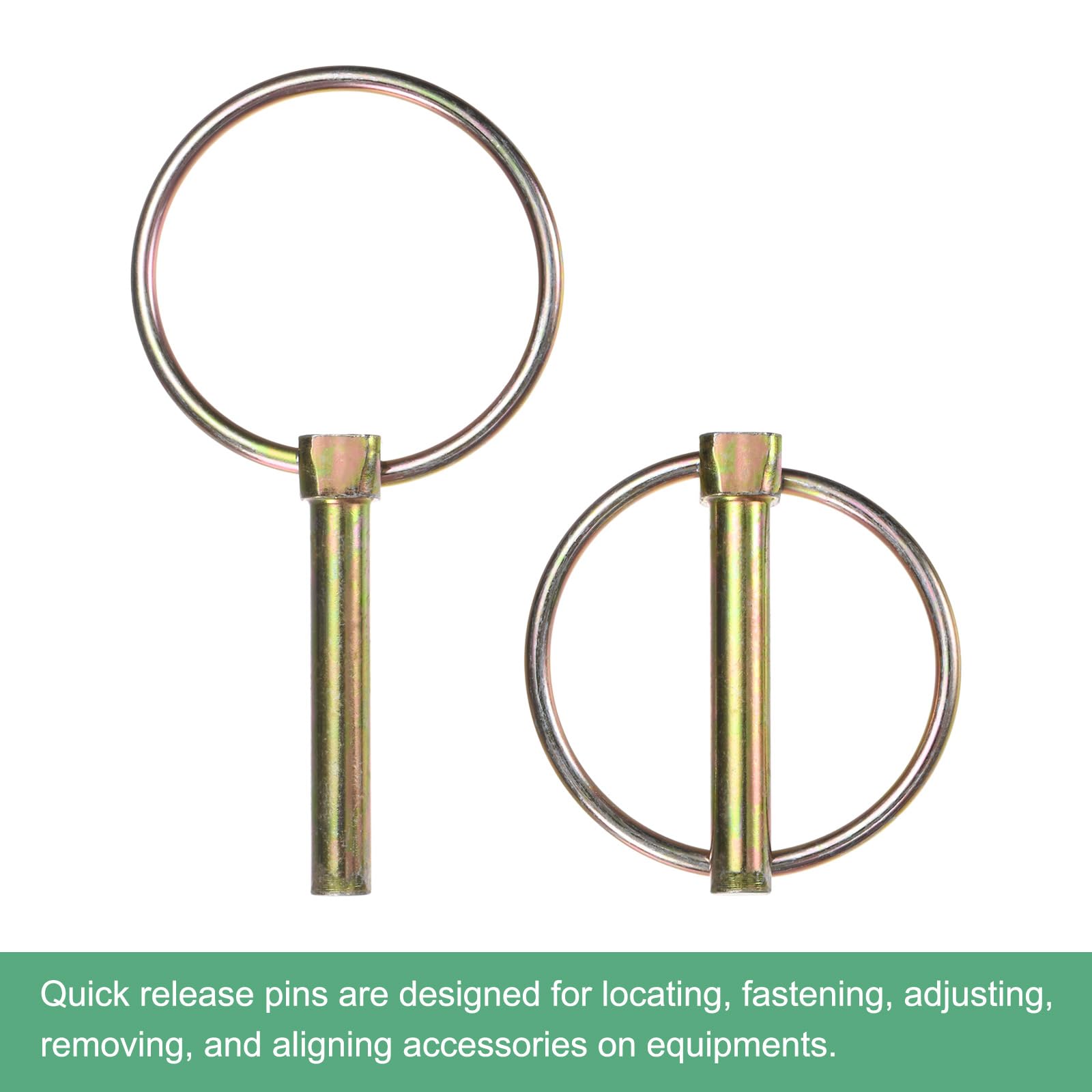 M METERXITY 4-Pack 5/16" Linch Pin with Ring - Image 4