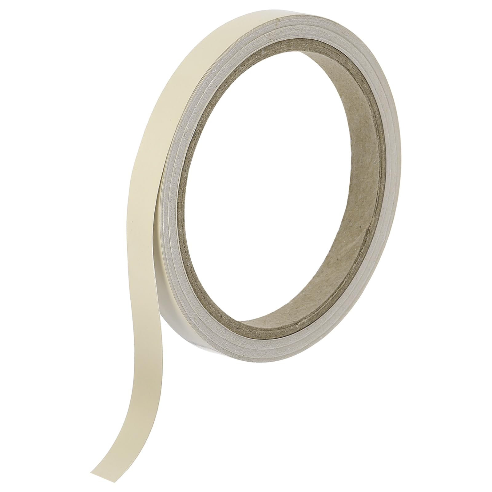 sourcing map PVC Edge Banding Tape 10mm Light Yellow Peel Stick Edging Trim