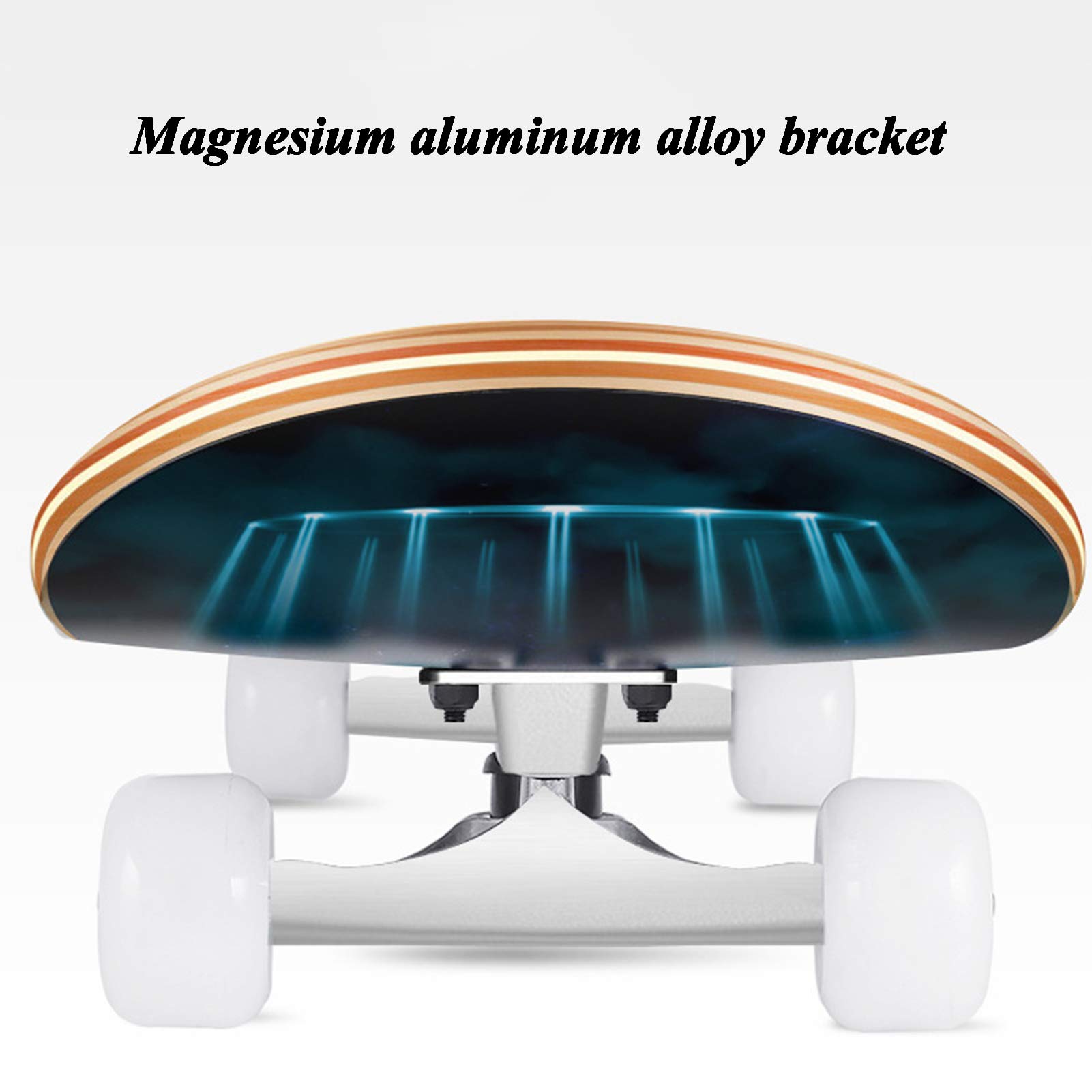 RajoNN Skateboards für Teenager, Standard-Skateboards für Kinder, Jungen, Mädchen, Jugendliche, Anfänger, Starter-Komplett-Skateboards, 31 x 8 Zoll, 7 Schichten Ahorn, Pro Cruiser,