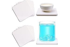 Absorbent Diatomite Drink Coasters Set of 4
