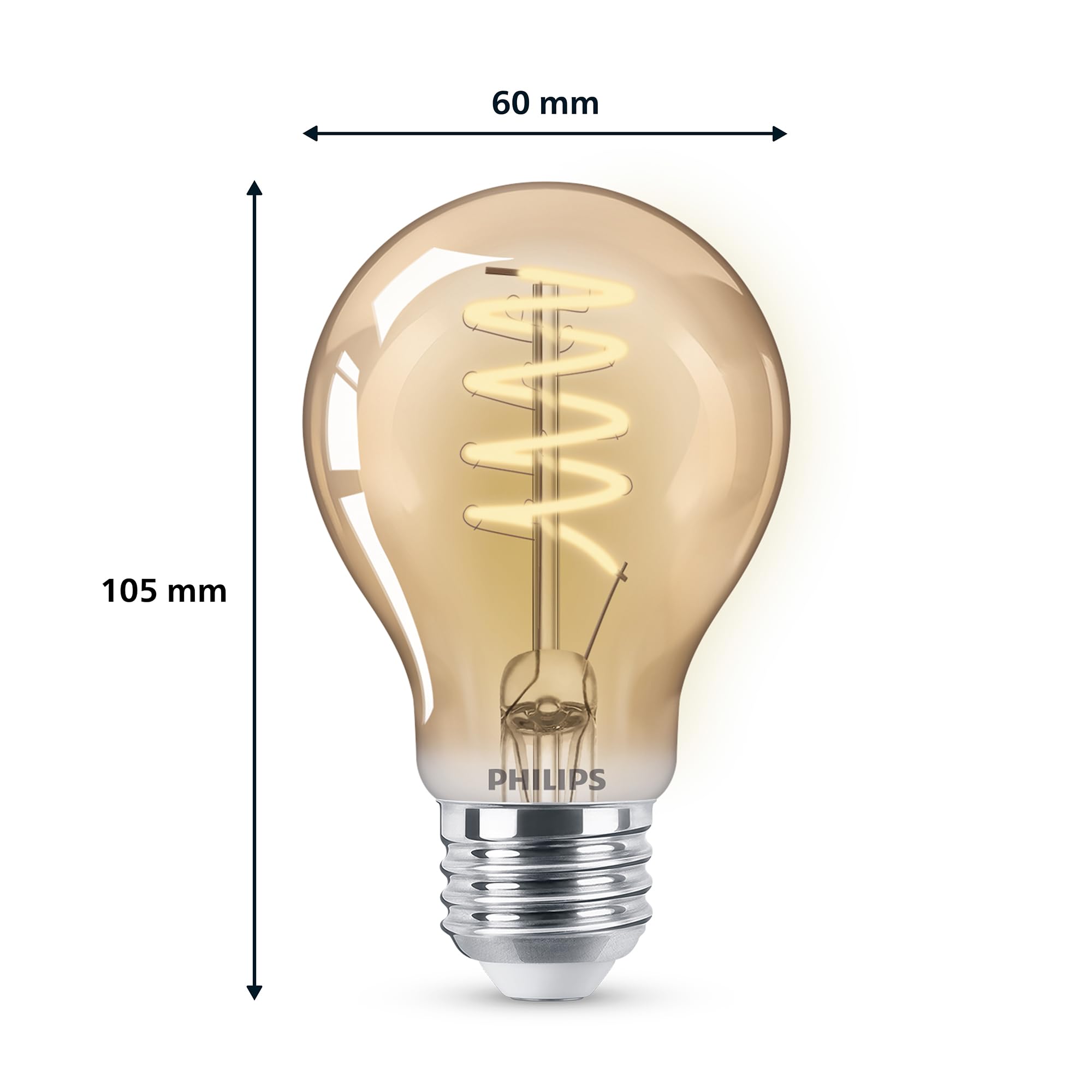Philips Żarówka LED A60 25W 1800K E27 NDSRT Amber 1PF