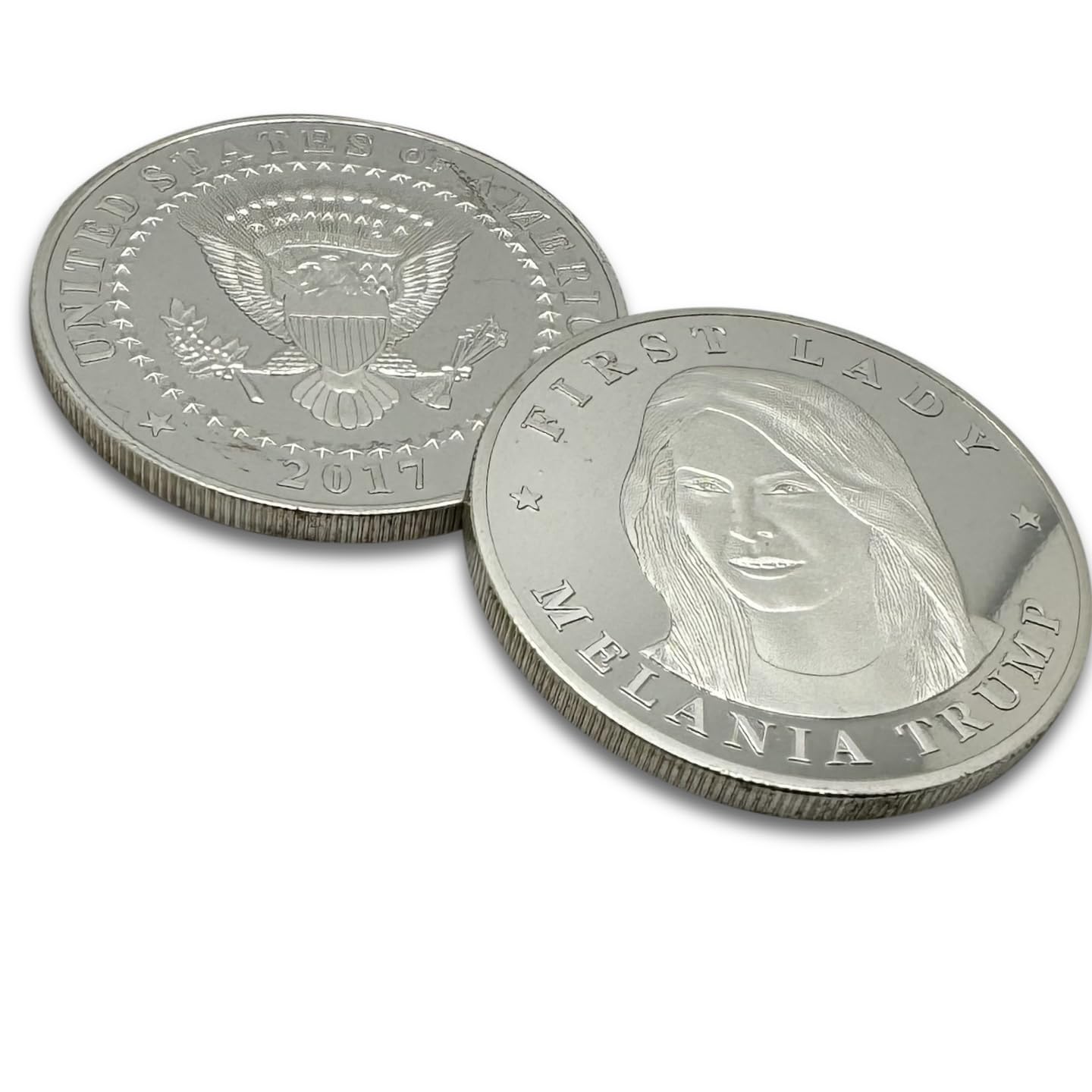 Donald Trump & Mike Pence Presidente & Vice Jfk Mezzo Dollaro 2 - Foto 10