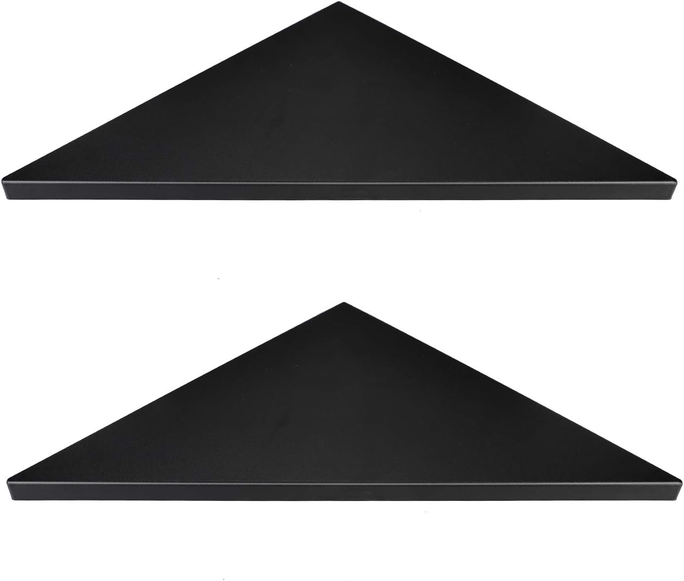 evron Corner Mounting Shelf,Easy to Install Wall Corner Shelf,Frosting Pattern Right-Angled,Set of 2