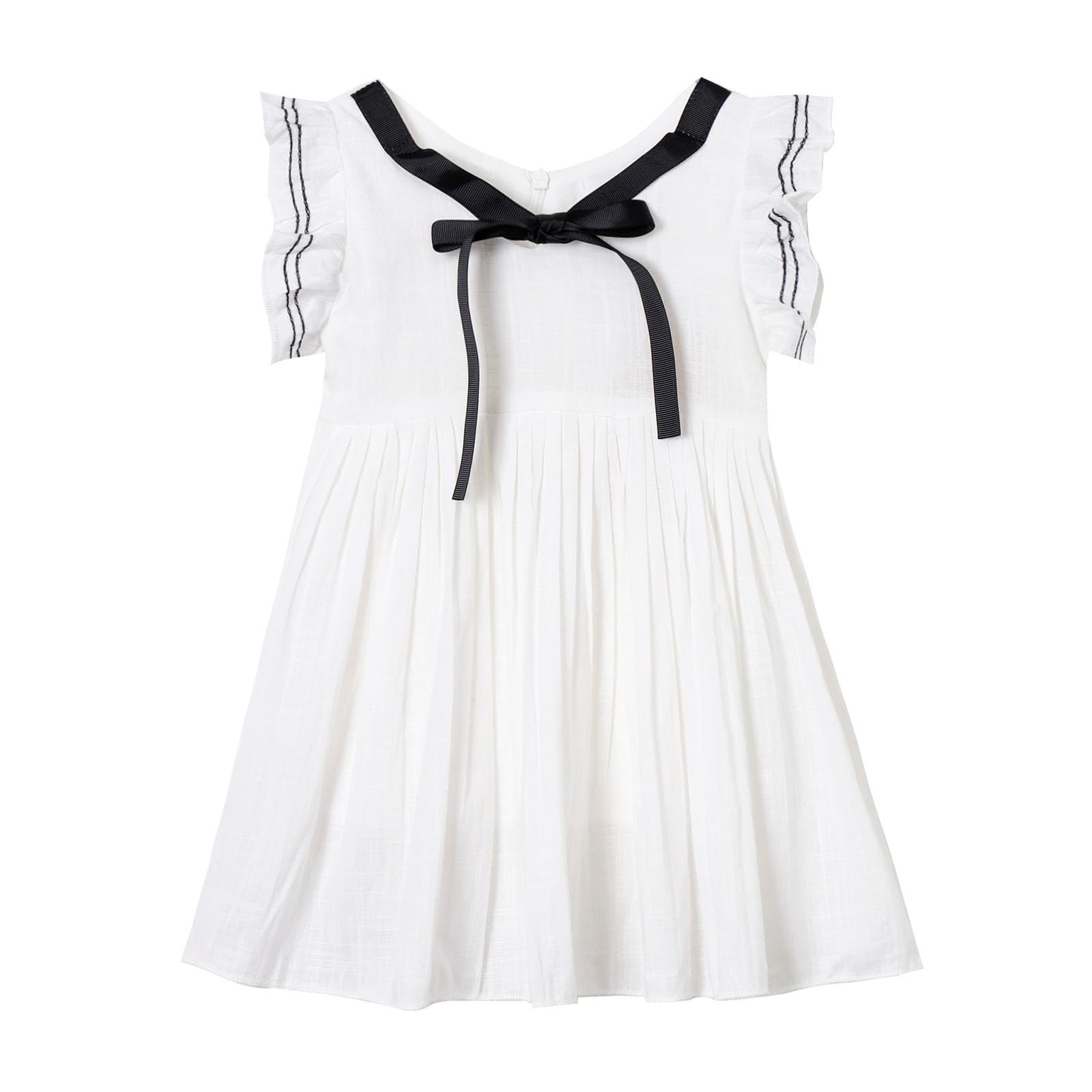 Mud Kingdom Pijo Niña Vestidos Mariposa Corbata de moño