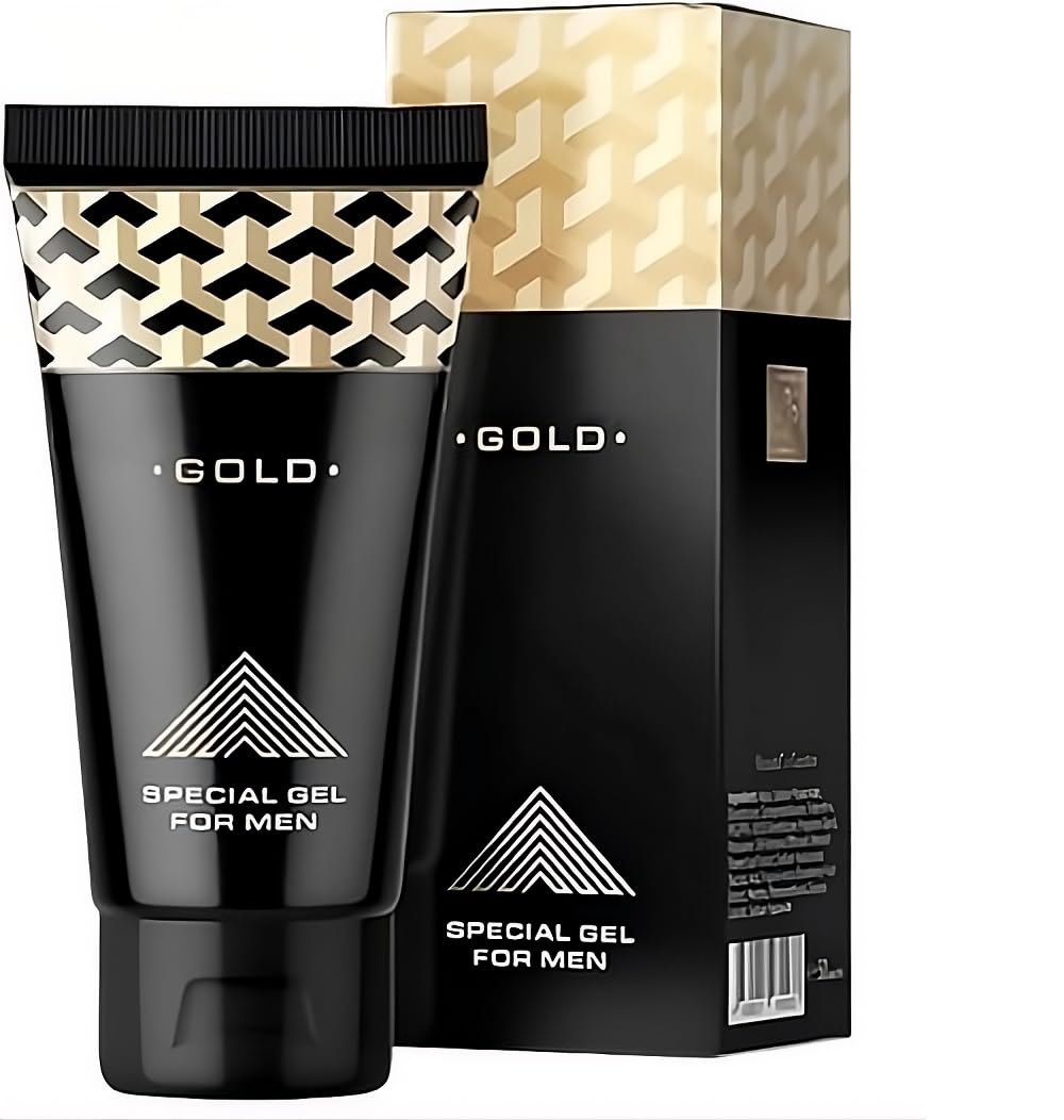 Gel Titan Gold 50ml | Gel Intimo Stimolante Uomo | Acido Ialuronico | Per Momenti Intensi e Prolungati | Gel Lubrificante Maschile | Senza Parabeni (1PZ) - 2