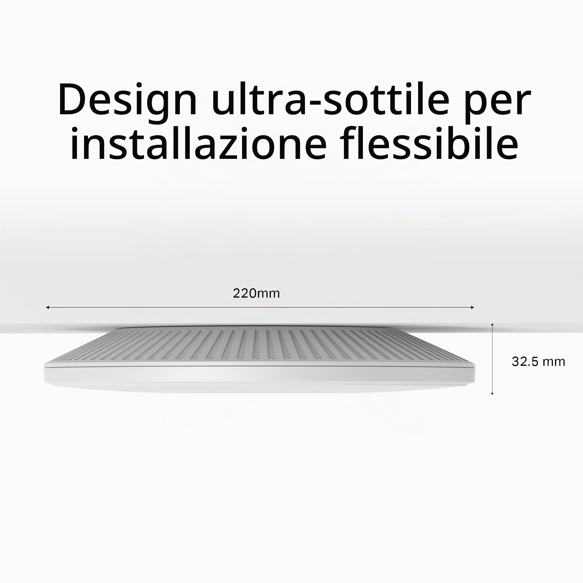 TP-Link Punto di accesso EAP773, BE9300 Tri-Band WiFi 7 punti di accesso wireless di nuova generazione, supporto porta PoE++ passiva 10G, funzionamento multi-link, montaggio a parete o soffitto, Omada
