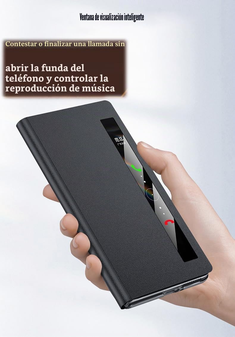 Funda de Piel para Honor Magic V3. Cierre Magnético. Carcasa de Cuero Inteligente/Funda para Magic V 3. Estuche para Teléfonos Móviles