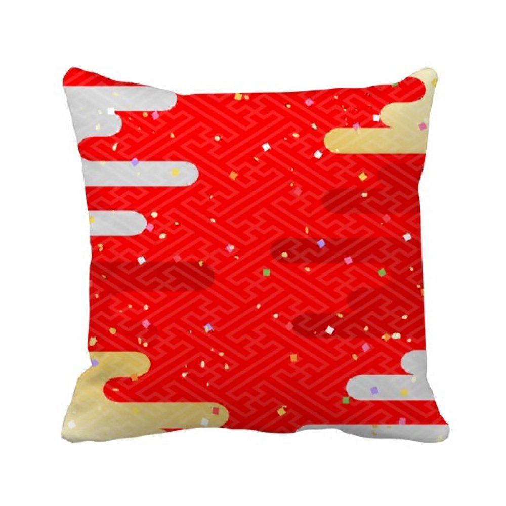 Housse coussin avec insert grues feuilles d'érable pour raviver un canapé terne ou ancien