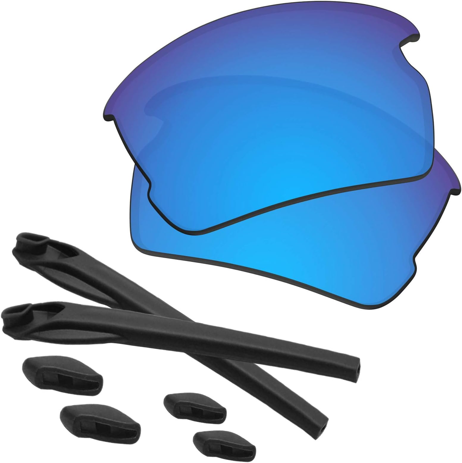 Flak 2.0 Lenses & Rubber Kits Replacement for Oakley Sunglass OO9295 Polarized