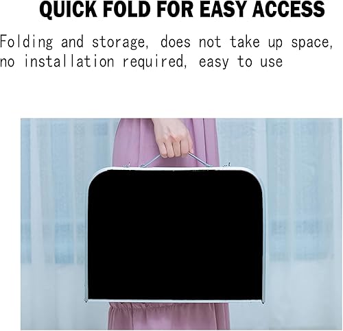 Miniatura 4 de Mesa plegable portátil  Pequeña mesa plegable al aire libre, adecuada para viajes, camping, playa, barbacoa, picnic, fiesta, patio (negro)