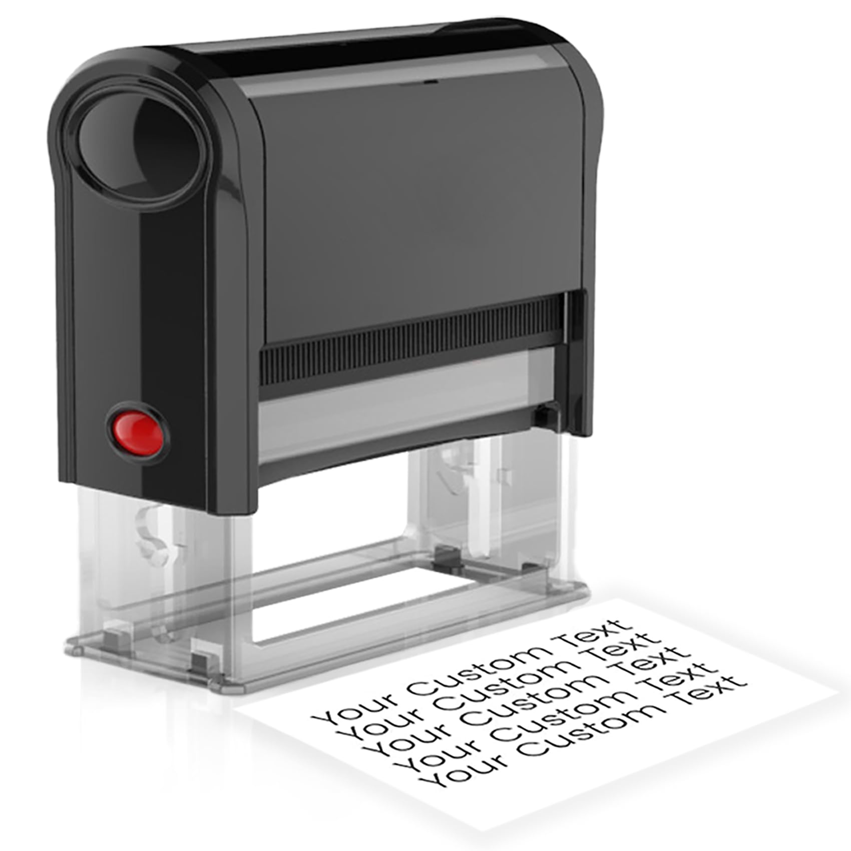 Personalised Stamps for Business or Name,Custom Stamp,Self-lnking Stamps Personalised Rubber Stamp,Personalised Address -Rectangular,5 Sizes, 9 Ink Colors, 8 Font,Max 5 Lines