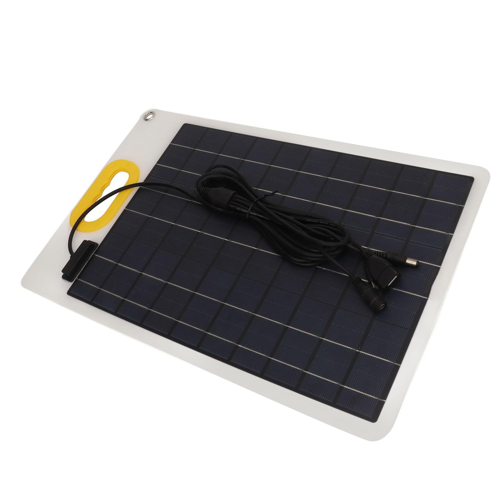 Pannello Solare Portatile da 100 W, Caricabatterie da Pannello Solare da 100 W Efficiente DC 12 V 24 V 5 A per Fotocamere, Escursioni, Telefoni Cellulari, Campeggio