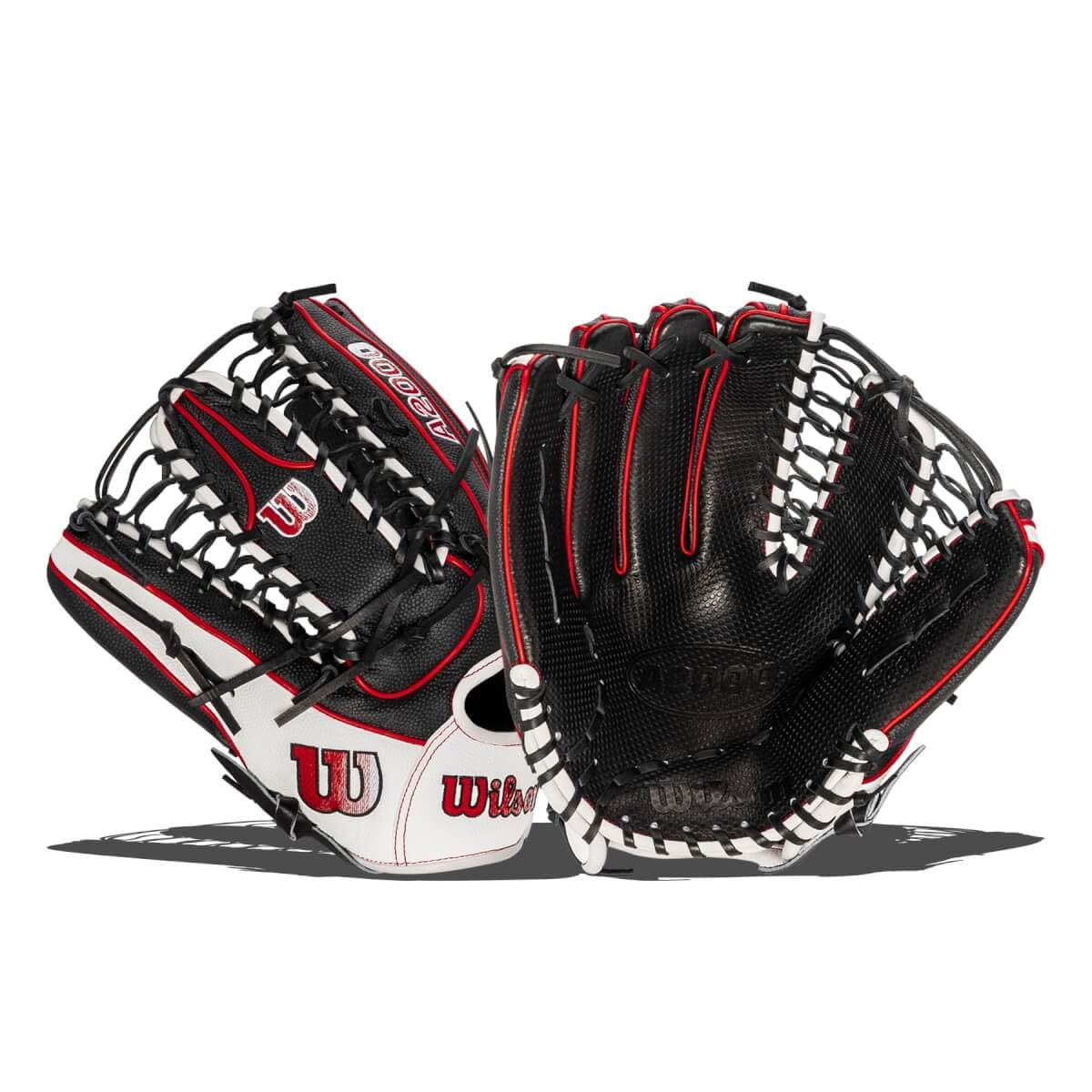A2000 Outfield Baseball Gloves - 12.25", 12.5" and 12.75"