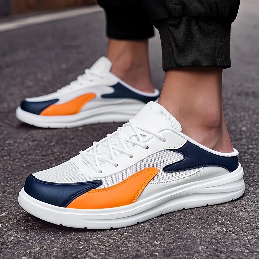 Men's Casual Slip-On Sneakers Breathable Comfortable EVA Sole Lightweight Low-Top Style Walking Shoes Men's Loafers Slip-ons2