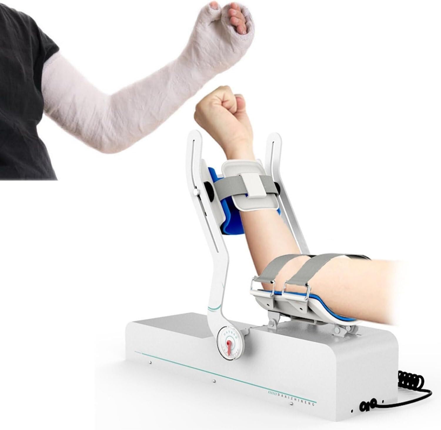 Elektryczny trener rehabilitacji łokcia - Regulowane urządzenie do ćwiczeń stawów pooperacyjnych i urazów