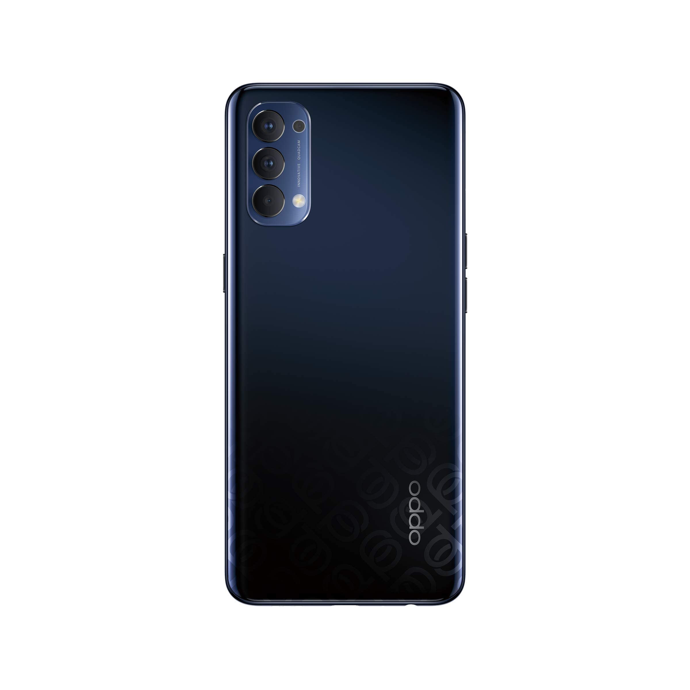 OPPO Reno4 Smartphone, 8GB RAM, 128GB (Space Black) + Gift
