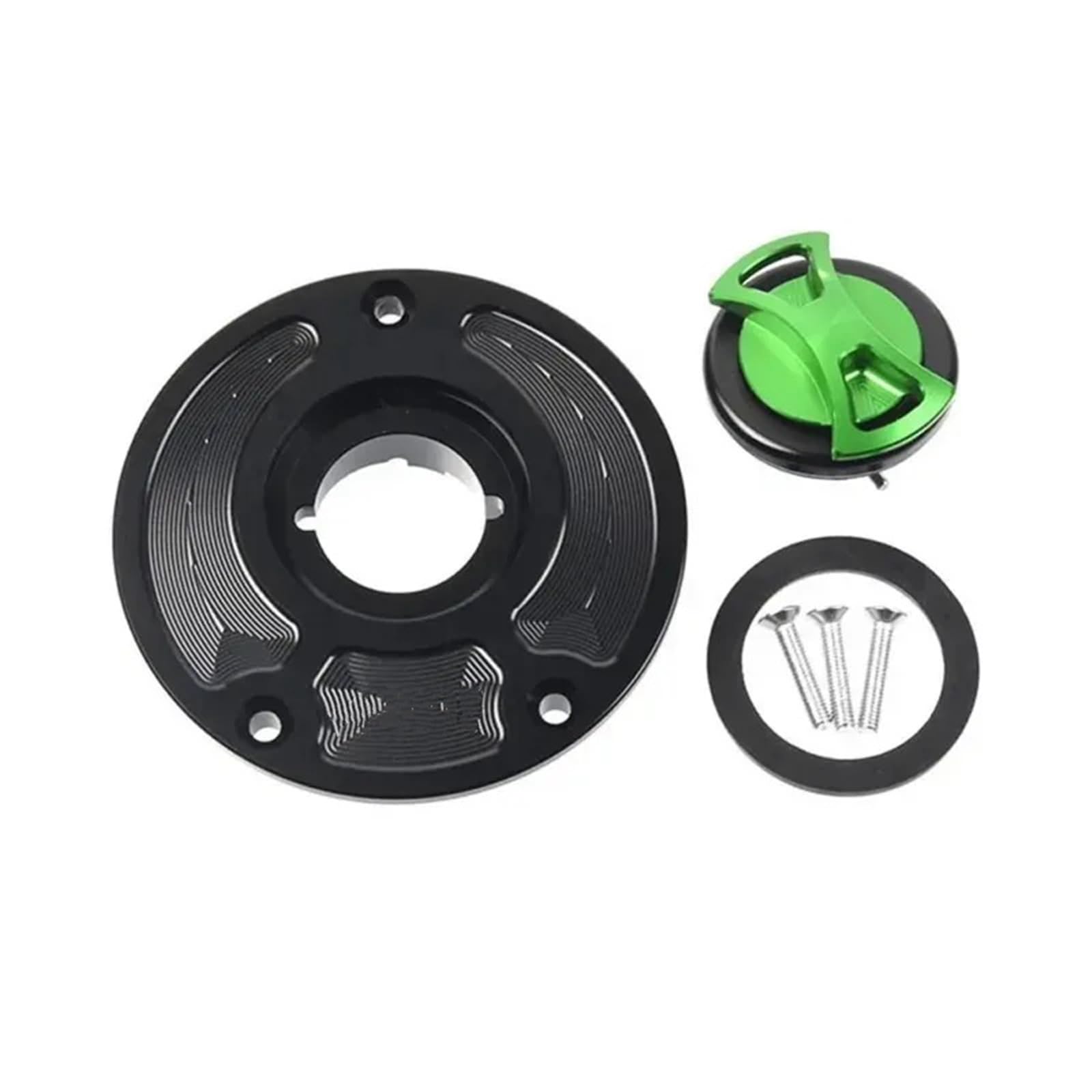Pasuje do Kawasaki Ninja ZX-6R 636 ZX636R 2007-2018 2012-2016 ZX6R ZX 6R Bezkluczykowy korek wlewu paliwa motocyklowego pokrywka do napełniania oleju(Gold)