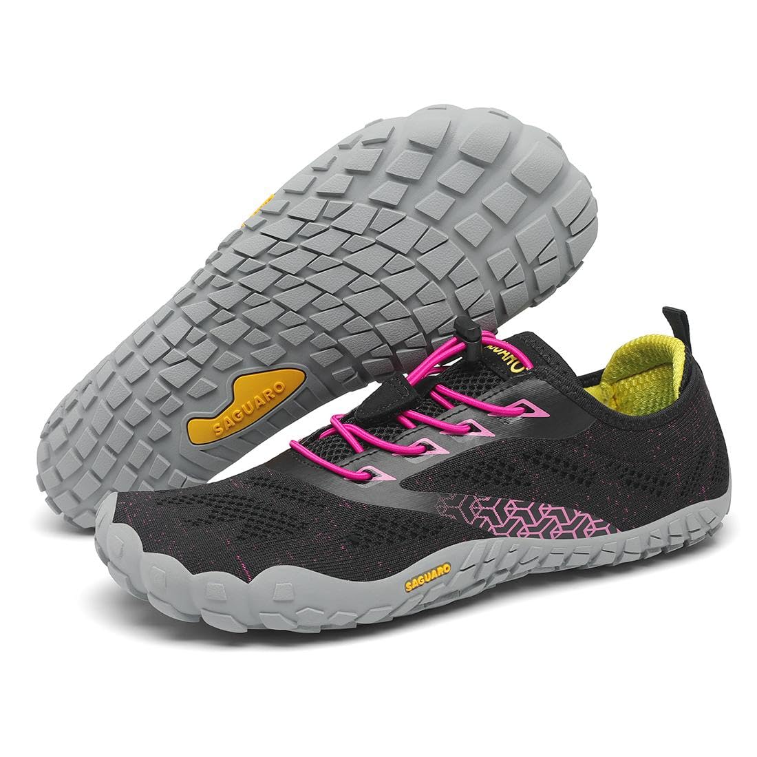 SAGUARO Unisex Barfußschuhe mit Breiter Zehenbox und Zero-Drop Solhe - Weich rutschfest Atmungsaktiv