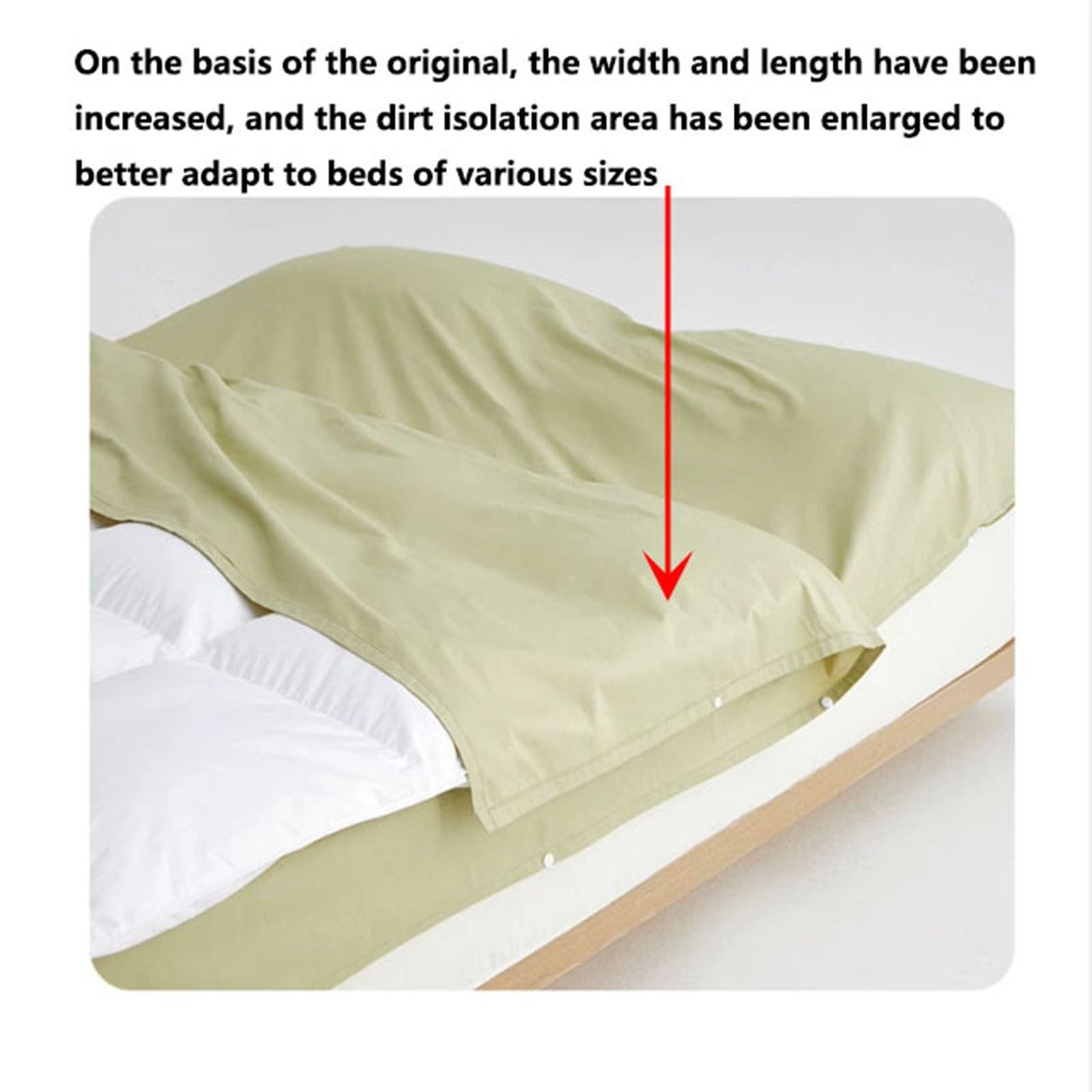 Forro Plegable for Saco de Dormir con Aislamiento de Hotel, Ropa de Cama de Viaje Suave y Transpirable, Saco de Dormir Lavable for Camping en Hotel