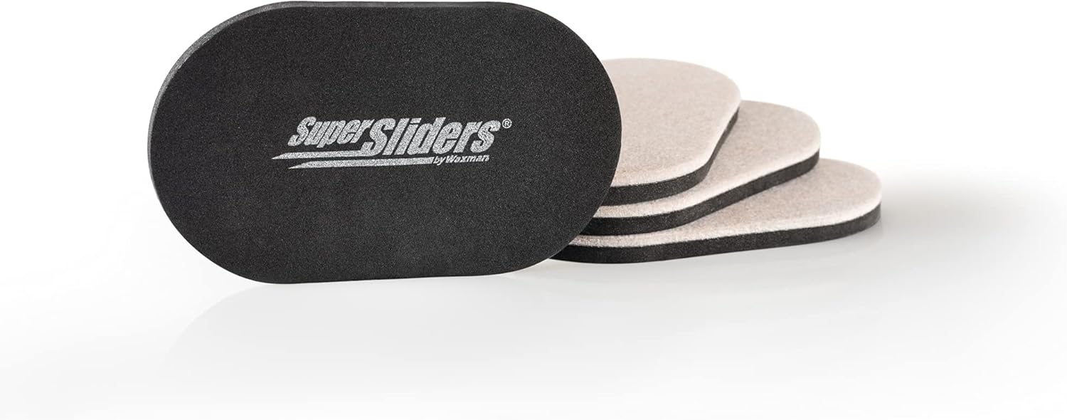 Super Sliders 3 1/2" x 6" Oval Reusable Furniture Sliders
