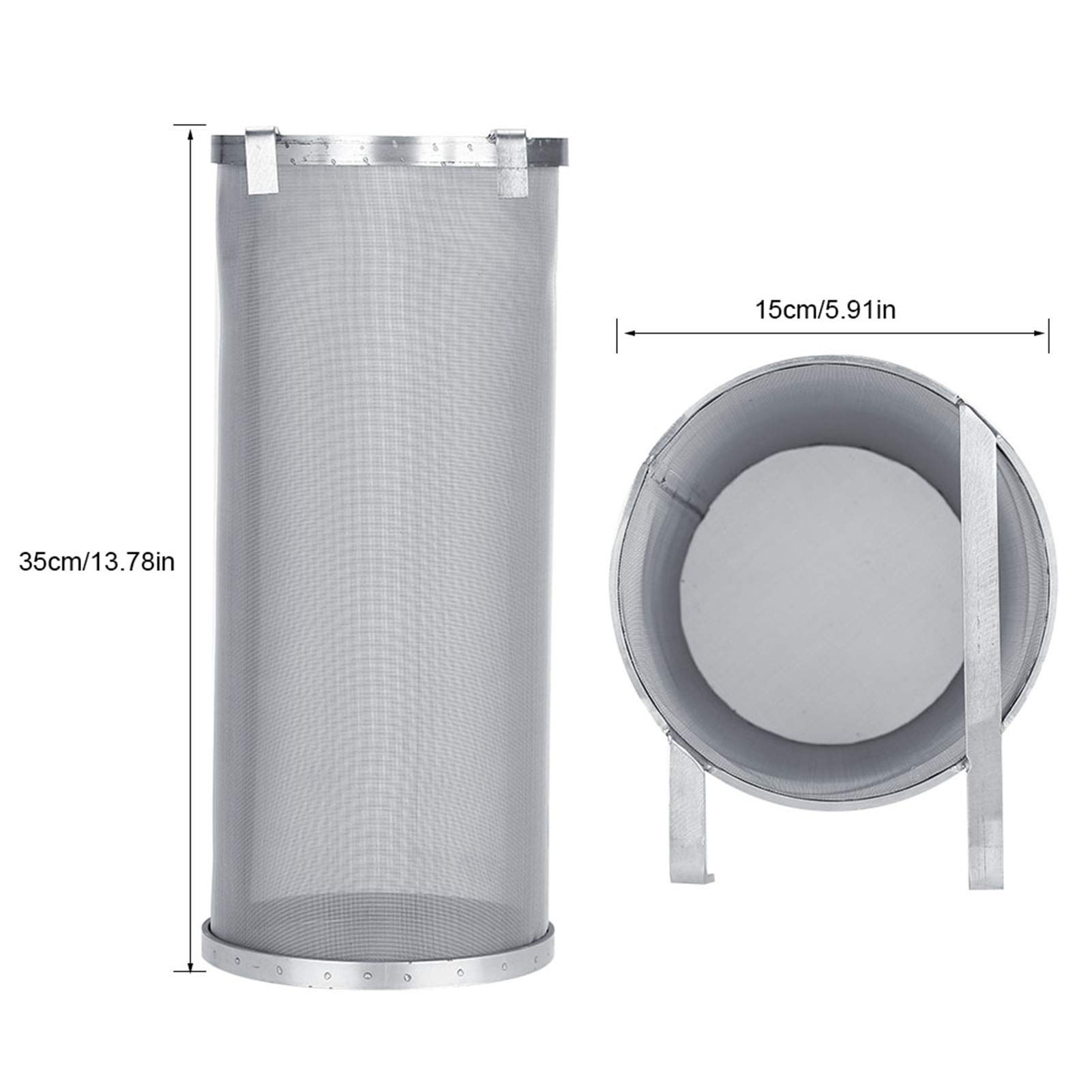 Hop Spider Strainer, Hop Spider 300 Micron Mesh Stainless Steel Strainer for Home Beer Brewing Kettle Homebrew Hop Strainer(#2)