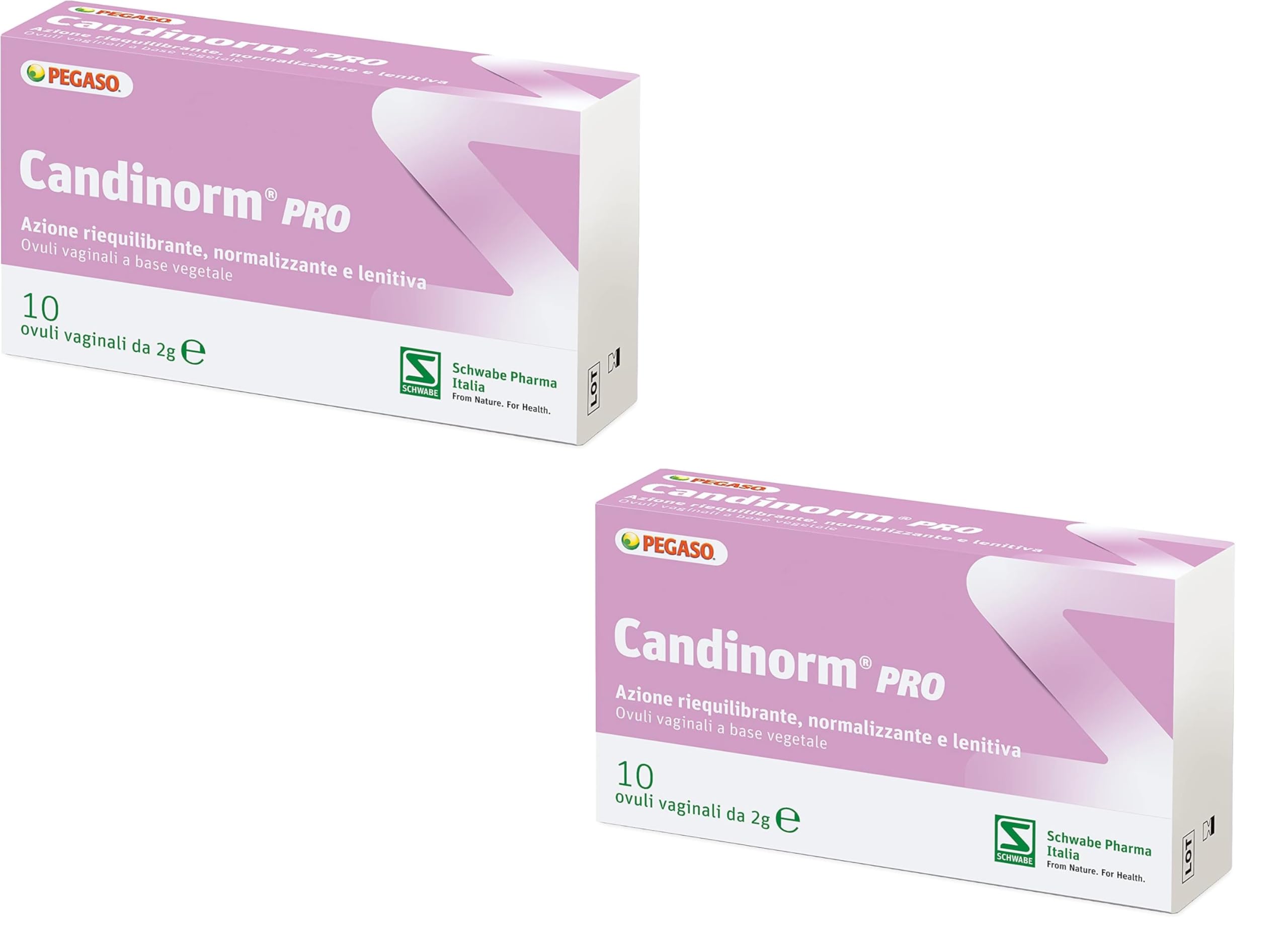 Pegaso Candinorm PRO 20 Ovuli Vaginali - Azione Riequilibrante, Normalizzante e Lenitiva