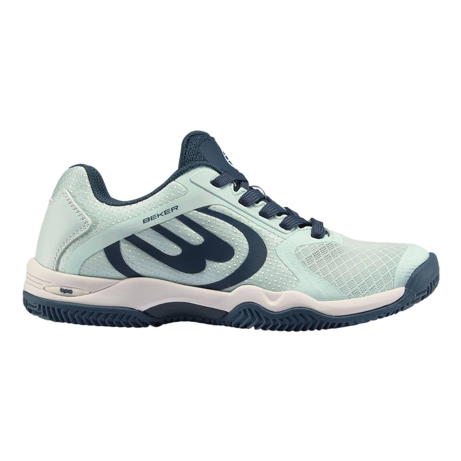 BULLPADEL BEKER W 24I Azul Claro Mujer (Zapatillas) Azul 39