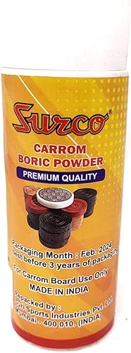 Miniatura 3 de Surco Professional Carrom Board Polvo para Carrom Board - 200 GMS