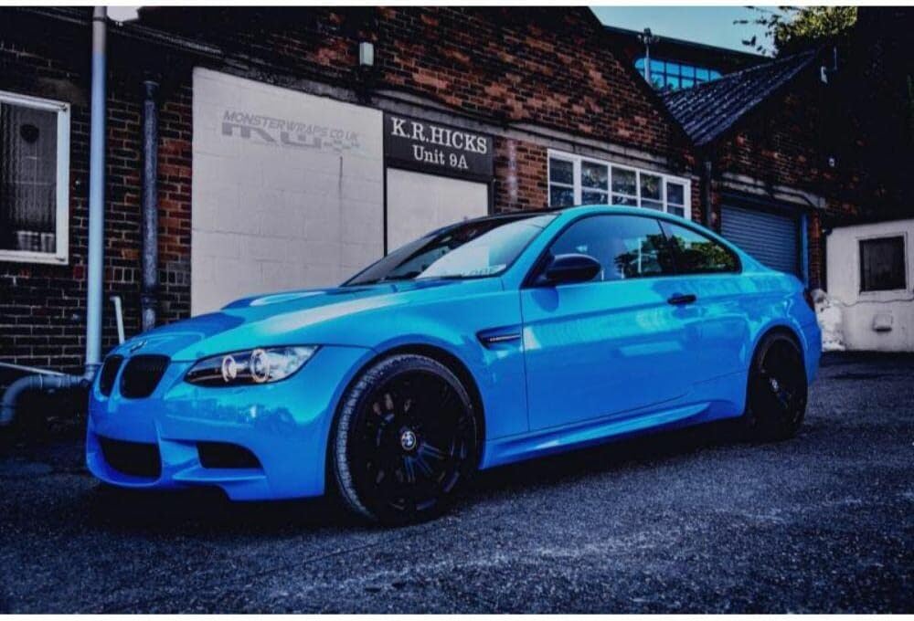 3M 1080 G77 GLOSS SKY BLUE 5ft x 2ft (10 Sq/ft) Car Wrap Vinyl Film