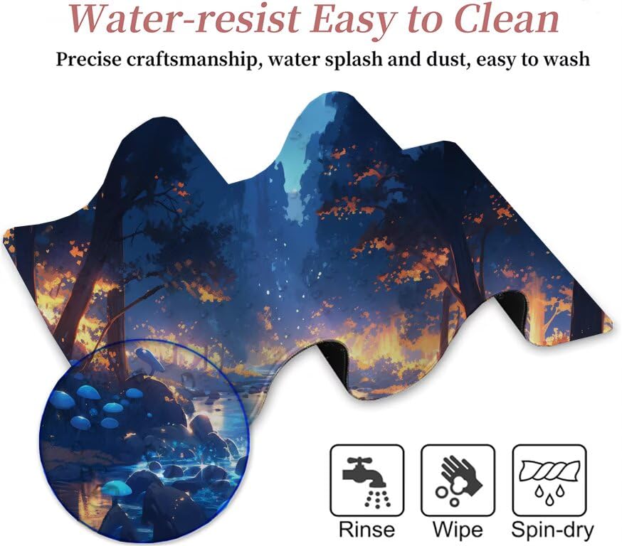 Tapis souris XXL imperméable et lavable pour améliorer la vitesse sur PC - 7