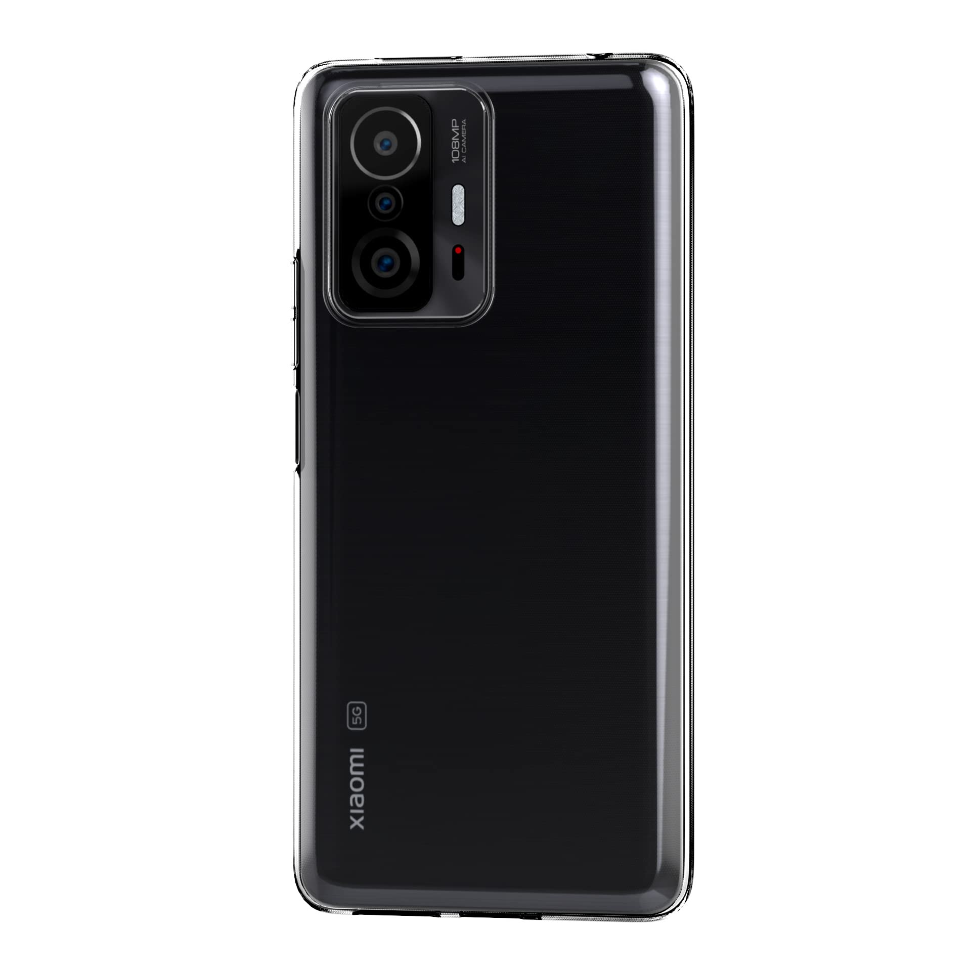 Cover Silicone DESSEN Per Xiaomi Mi 11T 5G / Mi 11T Pro 5G | Custodia TPU Trasparente Con Stampa Carina | Antiurto, Bordo Ispessito | Morbida E Leggera