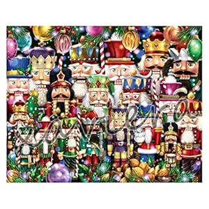 Diamond Painting Nootcracker Soldaat Puppet Mozaïek Borduurwerk Volle Boor Cross Stitch Cartoon Rhinestones Foto Kerst…