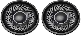 uxcell 2Pcs Round Internal Magnet Speaker Loudspeaker 8 Ohm 2W 1.5 inch Dia Steel Shell
