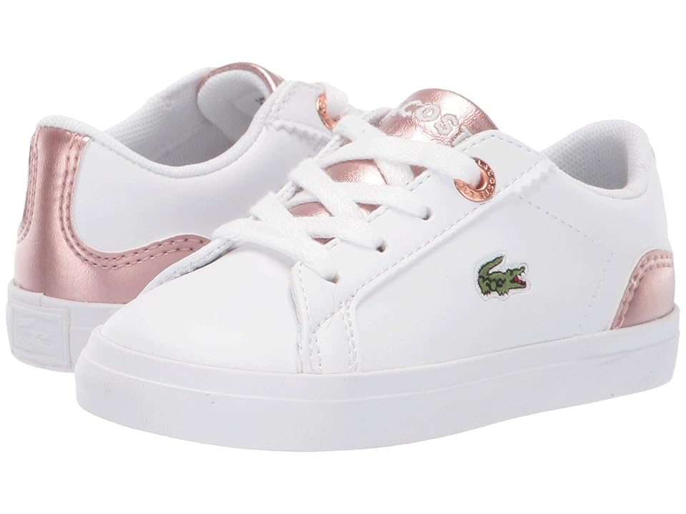 

Lacoste Kids Lerond (Toddler/Little Kid) (White/Pink) Girls Shoes