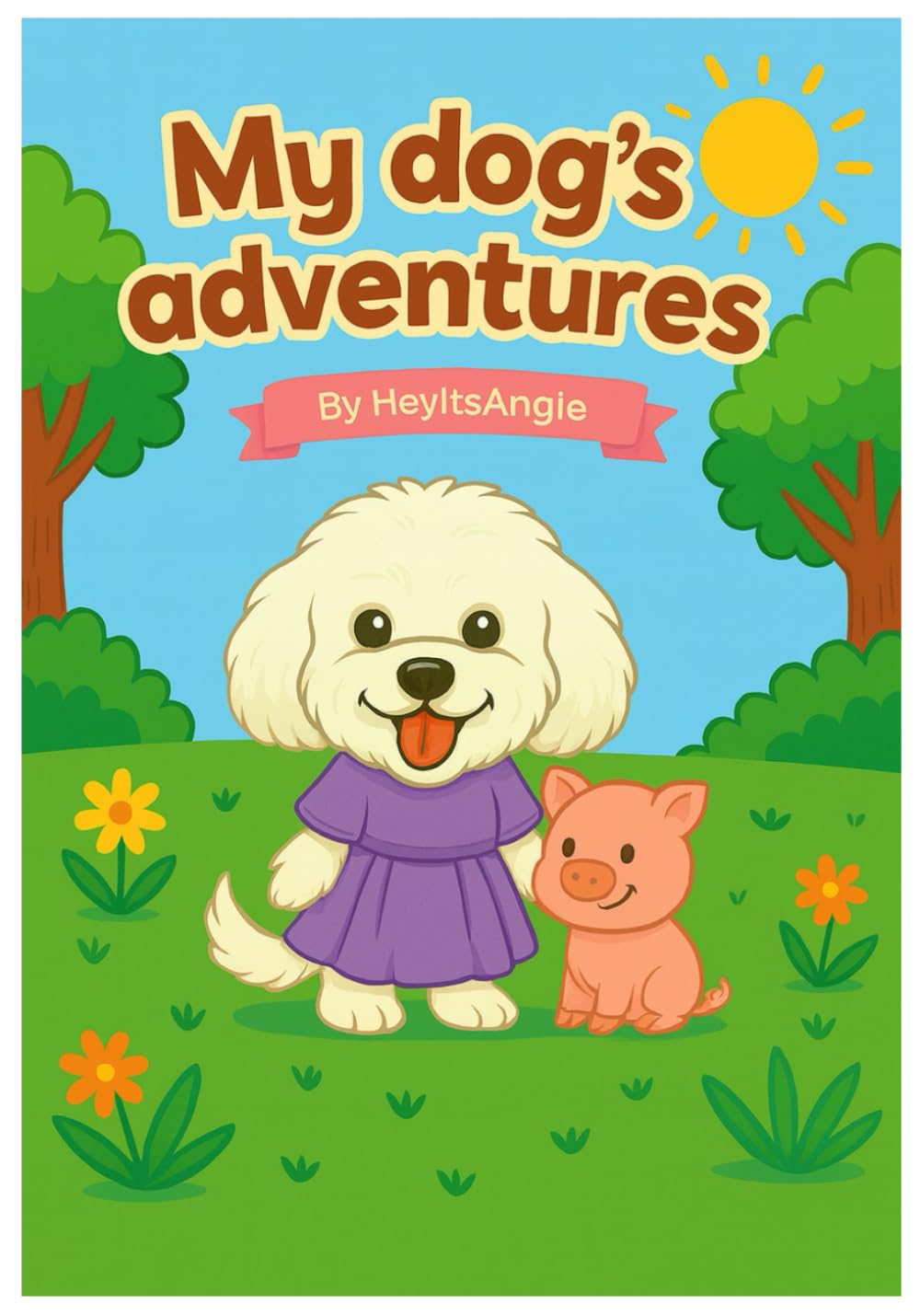My Dog’s Adventures: A Cute Dog Coloring Book for Kids