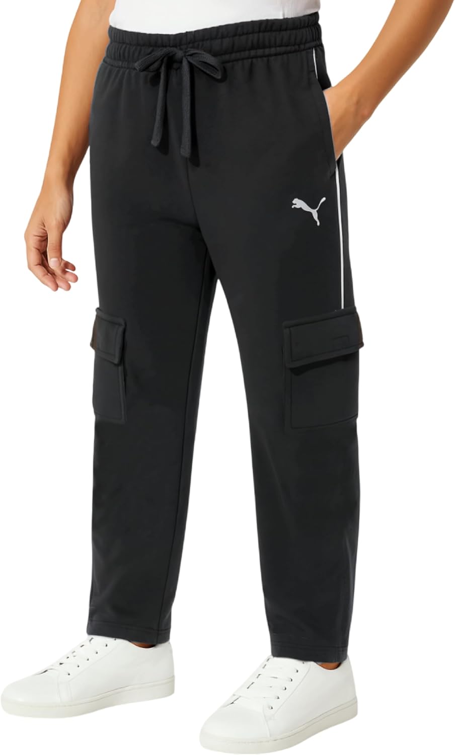 PUMA Boys Sweatpants - Performance Boys Jogger Pants with Drawstring & Pockets - Soft Fleece Athletic Sweatpants (Sizes 8-20)