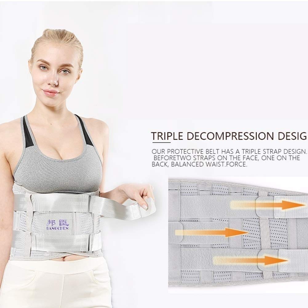Ceinture Soutien Lombaire Inférieur Retour Soutien Ceinture pour Sport Ou Travail Apparenté Retour Douleur avec Amovible Tampon Confortable Ajustable Poids Léger (Size : XXL)